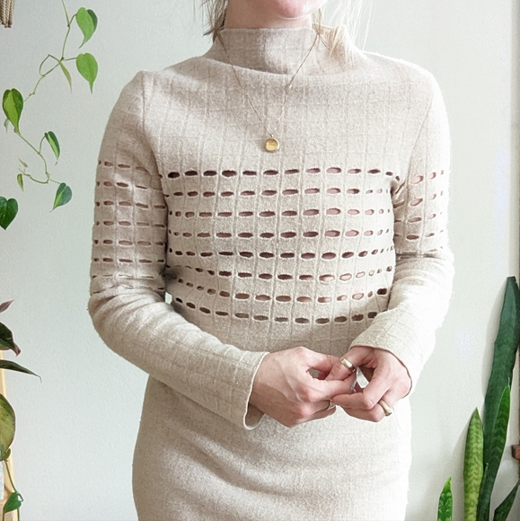 TSE | Felted Tile Skirt + Tile Top Italian Wool | Luxury - Picture 2 of 15